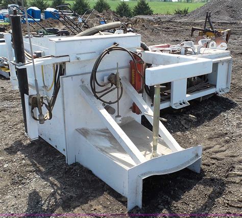 skid steer curb and gutter attachment|offset skid steer attachments.